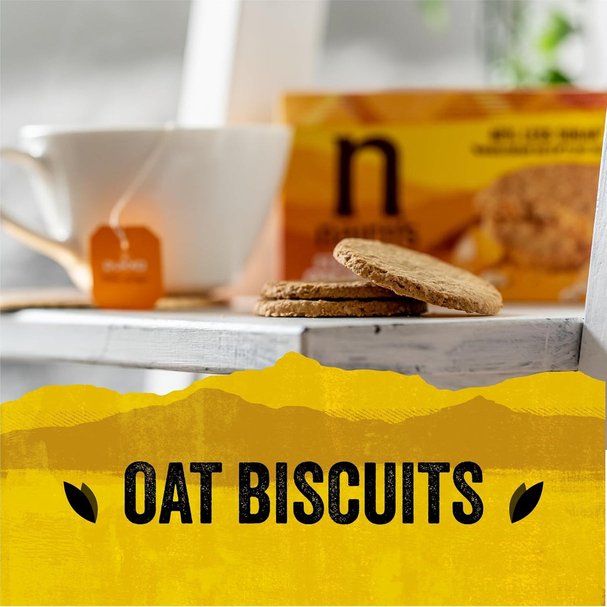 9367-E NAIRNS STEM GINGER OAT BISCUITS 10X200G