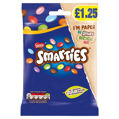 SMARTIES POUCH PM £1.25 12 X 87G