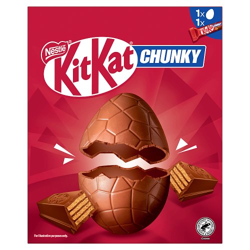 KIT KAT CHUNKY LARGE EGG 4 X 190G