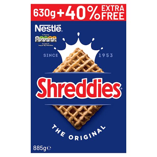 Shreddies Cereal - The Original 630G + 40% Extra Free