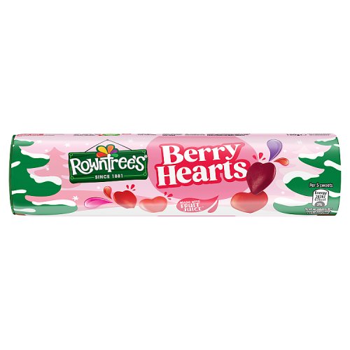 ROWNTREES BERRY HEARTS GIANT TUBE 15 X 100G