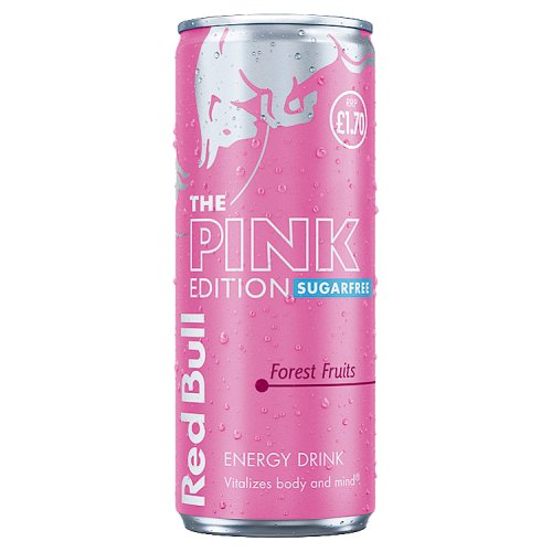 Red Bull Sugar Free Pink PM £1.70