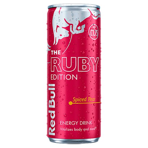 Red Bull Ruby Edition Spiced Pear PM £1.75
