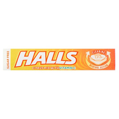 HALLS MENTHOLYPTUS SUGAR FREE CITRUS MIX 20 X 32G
