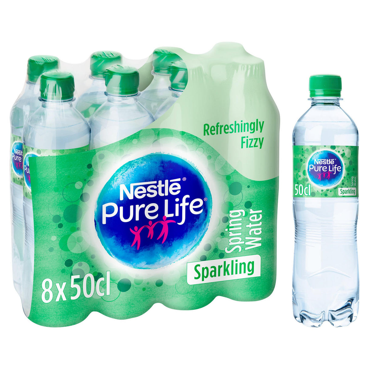 NESTLE PURE LIFE SPARKLING (8X50CL) 4LTR MP