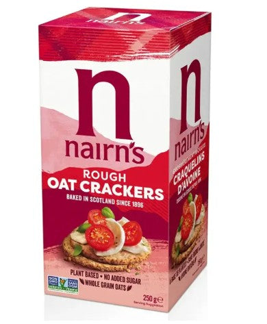 9159-E NAIRNS SCOTTISH ROUGH CRACKERS 8X250G