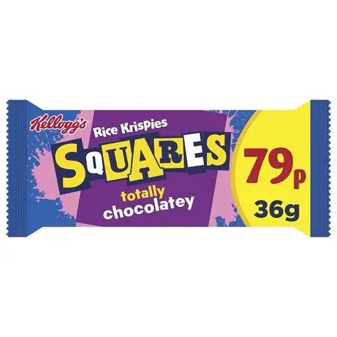 Rice Krispies Squares Totally Chocolatey 30x36g 79p PMP