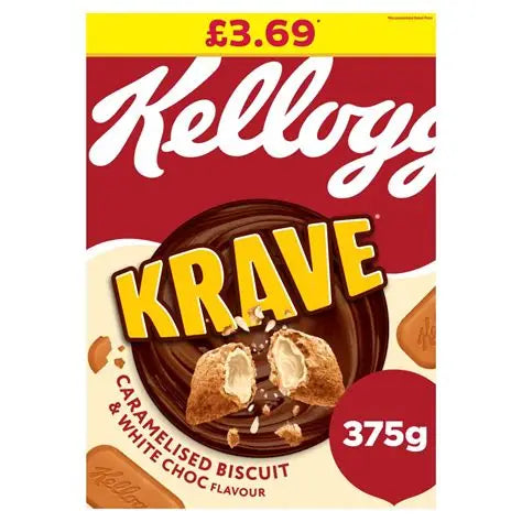 Krave Caramalised Biscuit 6x375g £3.69 PMP