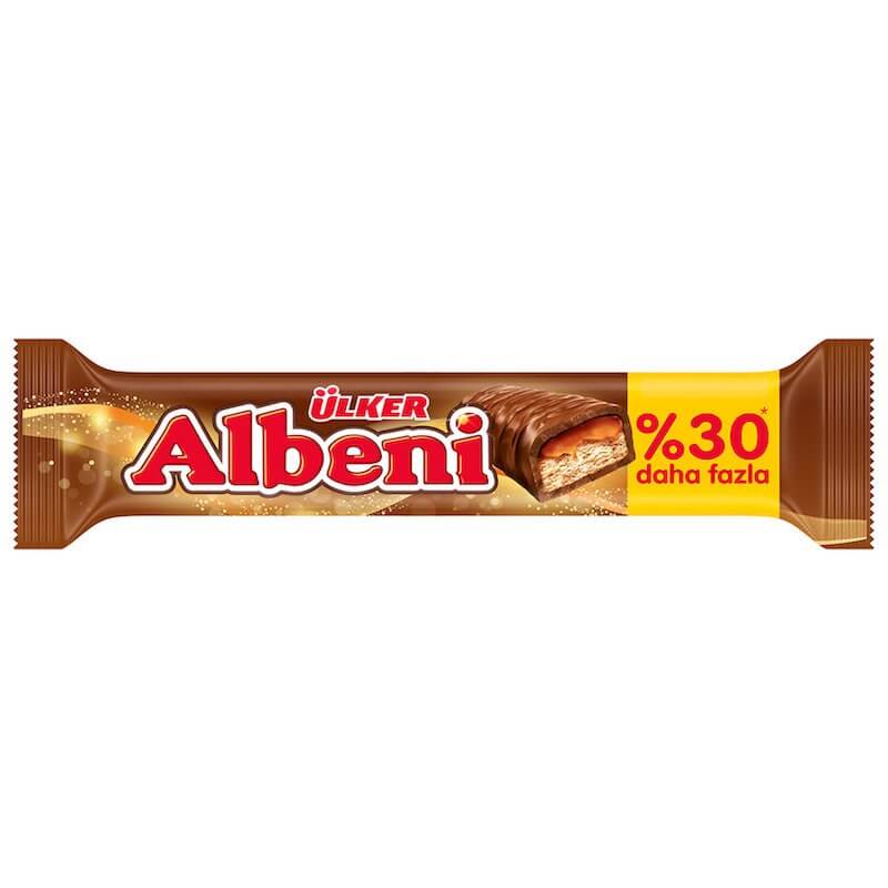 01873-07 ALBENI CARAMEL BISC 108X52G (18X6)