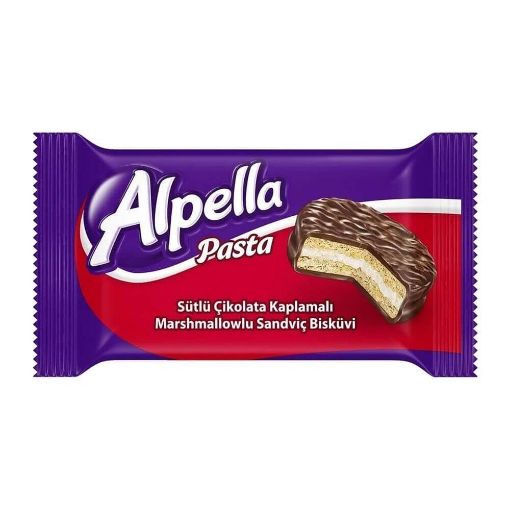00599-04 ALPELLA MİLK CHOCOLATE SAND/W BISCUITS 30GX24