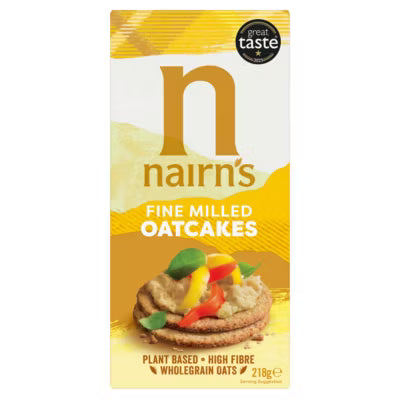 9138-E NAIRNS FINE MILLED OATCAKES 12X218G