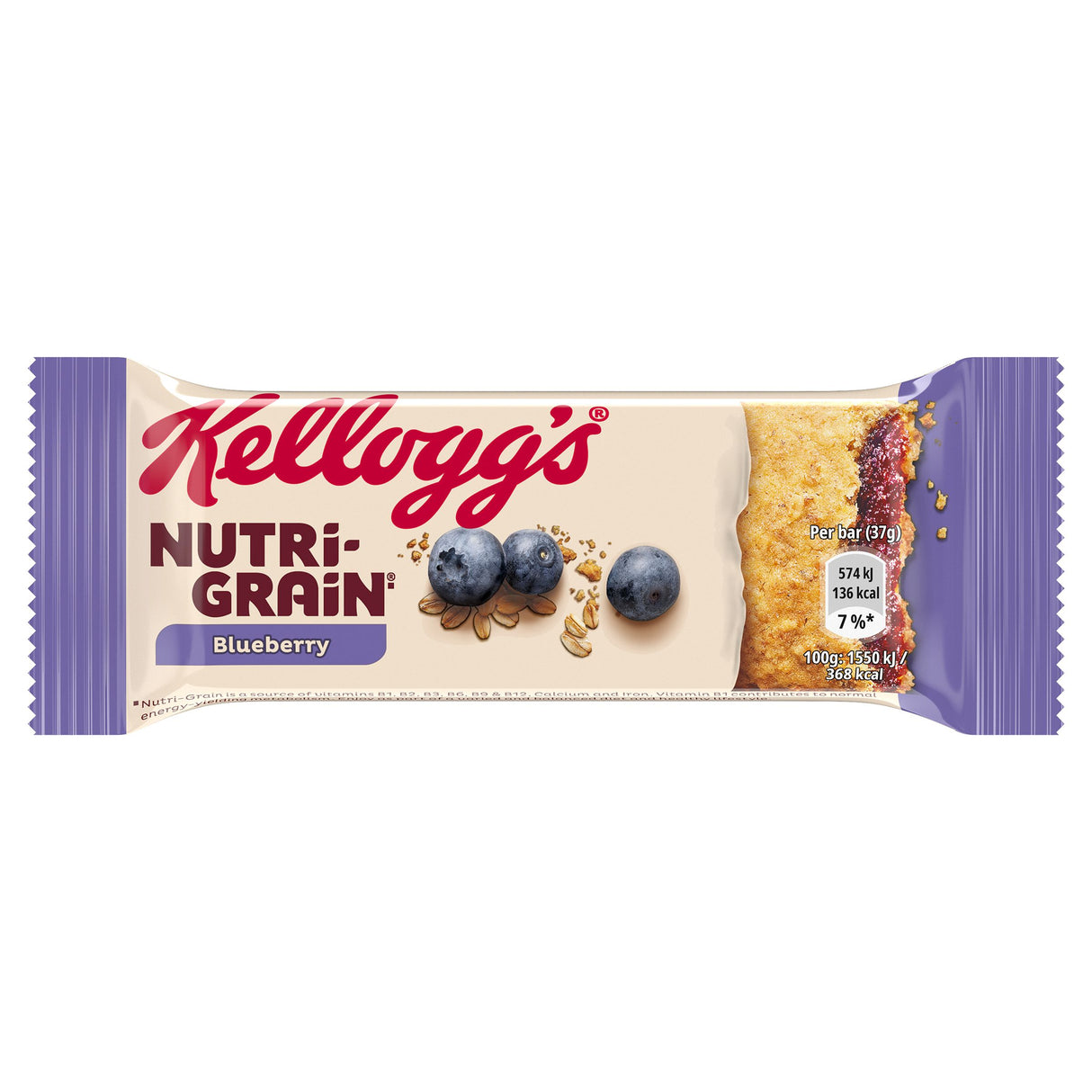 Kellogg's Nutri-Grain Blueberry Bars 25x37g