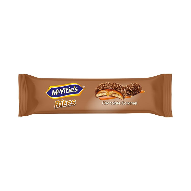00362-57 MCVITIES BITES CHOCOLATE CARAMEL CRUNCH 24X72G