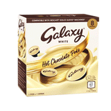 PWHITE17G GALAXY WHITE HOT CHOCOLATE PODS (8*15G) 5X120G