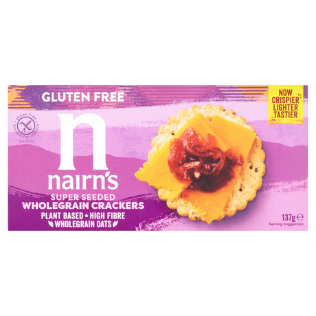 9635-E NAIRNS GF SEEDED CRACKER 8X137G