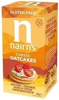 9644-E NAIRNS GF CHEESE OATCAKE 8X180G