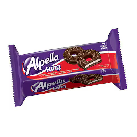 01328-03 ALPELLA MARSMELLOW RING WITH COCOA BISCUITS 27G (7X12)