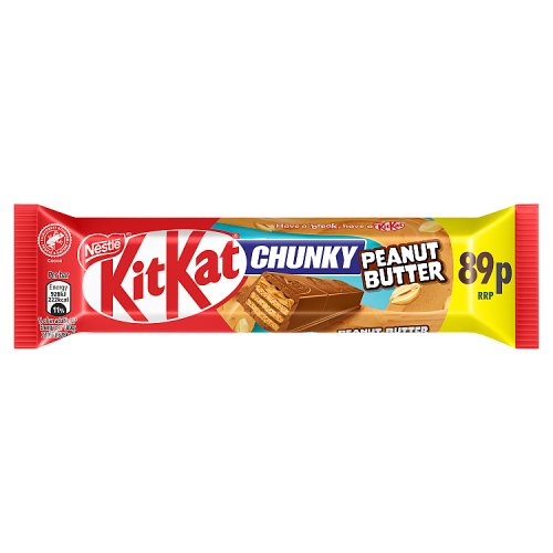 KIT KAT CHUNKY PEANUT BUTTER PM £0.89 24 X 42G