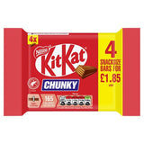 KIT KAT CHUNKY MILK 4PK PM £1.85 24 X 128G