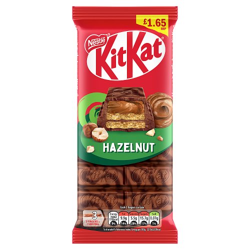 KK HAZELNUT SHARING BAG PM £1.65	 15 X 99G
