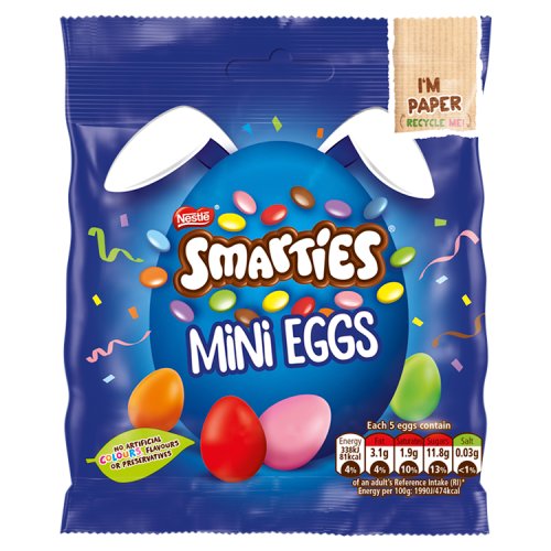 SMARTIES MINI EGGS POUCH 13 X 80G