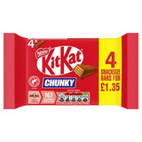 KIT KAT CHUNKY MILK 4PK PM £1.35 24 X 128G