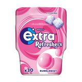 WRIGLEYS EXTRA REFRESHERS BOTTLE BUBBLEMINT 6 x 67g
