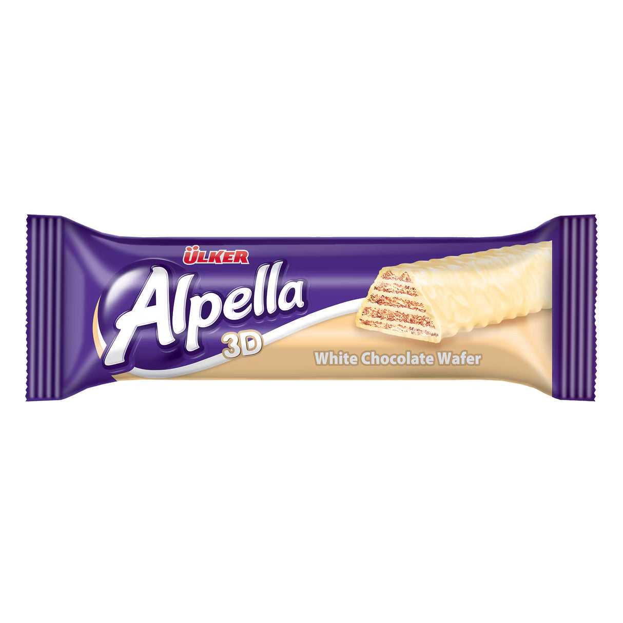 25044-01 ALPELLA 3D WAFER WHITE CHOCOLATE 28G (24X6)