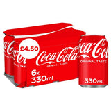 Coca Cola Can 6Pk PM œ4.50