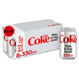 Diet Coke Can 6pk + 2 Free PM œ3.39