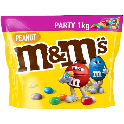 M&MS PEANUT CHOCOLATE PARTY BULK BAG 7 x 1kg