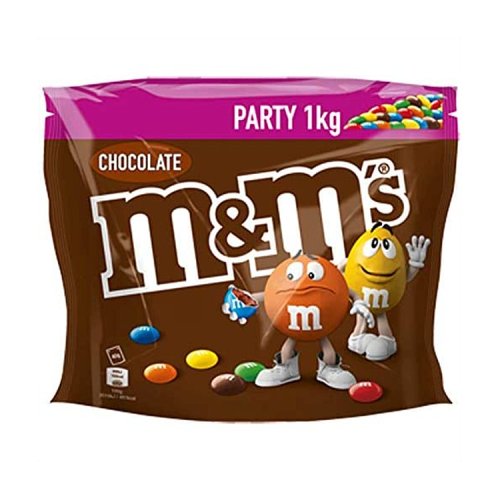 M&MS MILK CHOCOLATE PARTY MIX BULK SNACK BAG 7 x 1kg