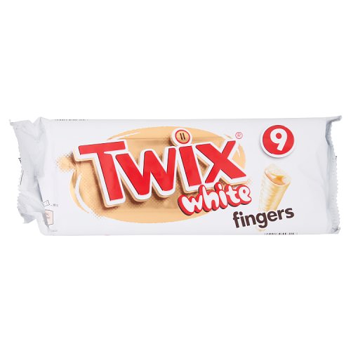 TWIX WHITE CHOCOLATE BISCUIT 9PK 13 x 180g