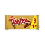 TWIX SNACKSIZE TWIN 3PK PM £1.50 24 x 120g