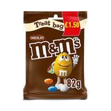 M&MS MILK CHOCOLATE TREAT BAG PM £1.50 16 x 82g