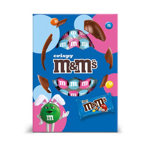 M&MS CRISPY LARGE EGG 6 x 156g
