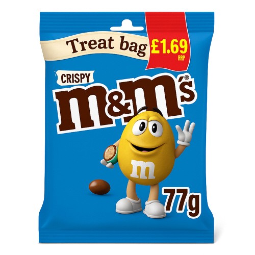 M&MS CRISPY TREAT BAG PM £1.69 16 x 77g