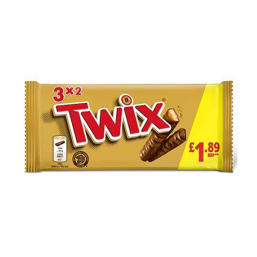 TWIX TWIN MULTIPACK 3PK PM £1.89 24 x 120g