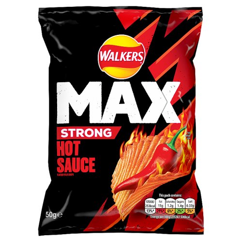 Walkers Grab Bag Max Strong Hot Sauce Blaze