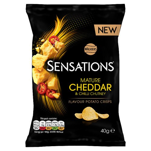 Walkers Sensations Mature Cheddar & Chilli Chutney