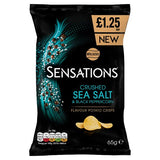 Walkers Sensations Sea Salt And Black Pepper PM £1.25