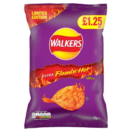 Walkers Extra Flamin Hot PM £1.25