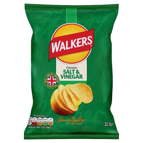 Walkers Crisps Salt Vinegar