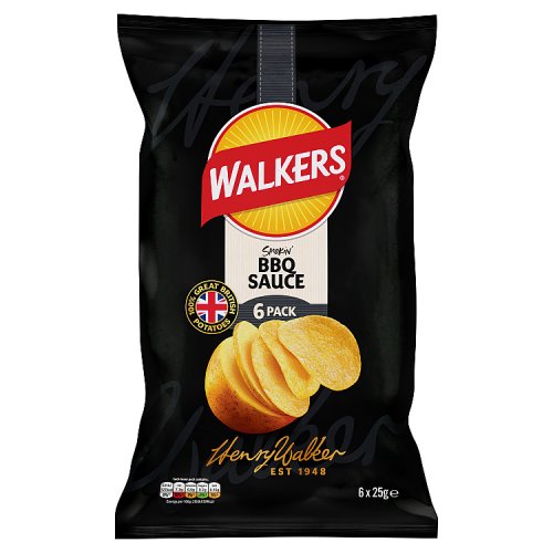 Walkers Bbq 6Pk- Nhfss