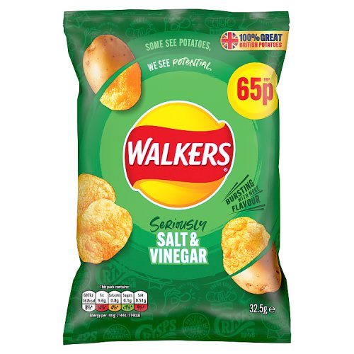 Walkers Salt & Vinegar PM 65p
