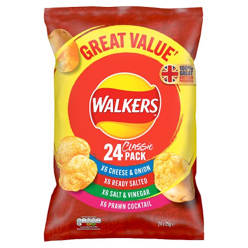Walkers Classic Variety 24Pk