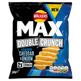 Walkers Max Double Crunch Cheddar & Onion