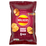 Walkers Smokey Bacon 6Pk