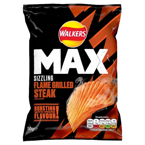Walkers Max Flame Grilled Steak