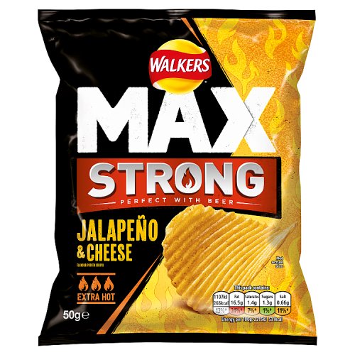 Walkers Max Strong Jalapeno & Cheese